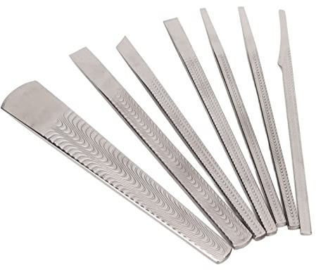 Pediküre-Werkzeuge, Pediküre-Werkzeuge für Füße, Maniküre-Werkzeuge, 7-teiliges Pediküre-Messer-Profi-Set, Peeling-Schaber-Feilen-Set, Fußnagel-Werkzeug mit Aufbewahrungskoffer