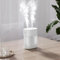 Humidifier for Bedroom Wireless Portable – 1L Cool Mist Ultrasonic Air Humidifier with Soft Night Light, Auto Shut-Off & Whisper-Quiet Operation for Bedroom, Baby, Office (White)