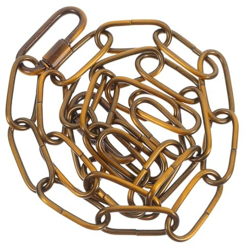 GLEAVI 1 Juego Luz Cristalina Cadena De Lámparas Colgantes Extensor De Cadena Ligera Cadena Para Colgar Luces Cadena Colgante De Lámpara Cadena Para Colgar Plantas Planchar Golden