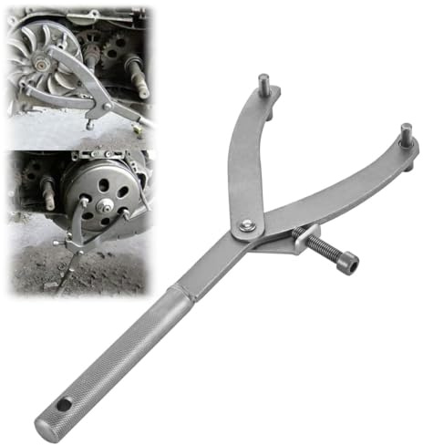 Eryndis Chiave Frizione per Volano, Chiave di accoppiamento Universale per volano Tipo Y, Chiave Frizione per Volano Strumento, per Riparazione Rimozione della Frizione del Motociclo