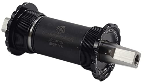 YUCHUANGYE Movimento Centrale Perno Quadro Movimento Centrale in Titanio Movimento Centrale Conico Quadrato filettato Bici da 119 mm Movimento Centrale MTB(Silver)