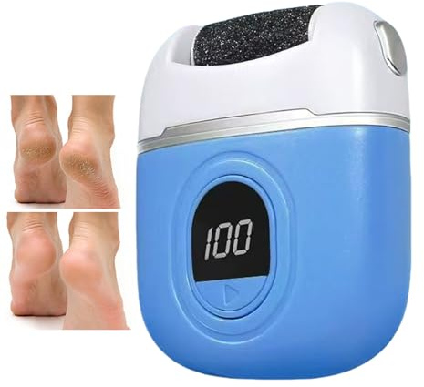 Yulokdwi Ponceuse Électrique pour Callosités des Pieds, Lime Pédicure, Râpe Électrique sans Fil Rechargeable pour Soins des Pieds à Domicile ou Salon