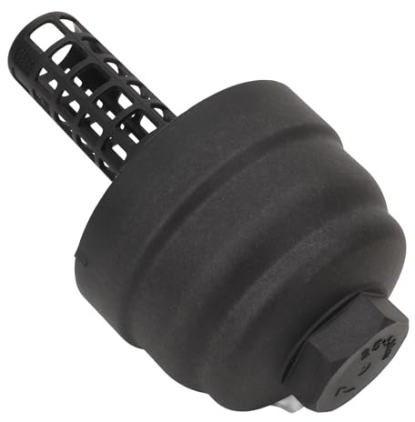 Tbest Sellado de Tapa de la Carcasa del Filtro de Aceite Alta Dureza 06E115433 Material ABS para S4 3.0L 3.2L