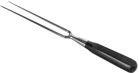 Kuhn Rikon CULINARY FORGED Tranchiergabel aus Edelstahl | Geschmiedet aus einem Stück Stahl