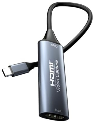 Scheda di acquisizione video USB 3.0 Adattatore compatibile con USB/Type-c a HDMI Game Grabber Record Ms2130 for Live Switch Xbox PC Xiaomi Cable(Type-C TO HDMI)