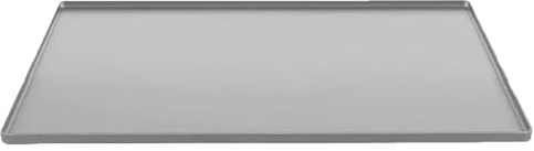 Bac d'évacuation d'huile et plateau d'égouttement en silicone antidérapant 61 x 66 cm pour machines à laver, réfrigérateurs, sèche-linge et lave-vaisselle. Protection du sol (gris, 60 x 65 x 1,5 cm)