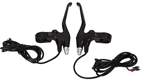 Xiuganpo Manubrio in Alluminio con Leva Freno per Bicicletta Elettrica Impermeabile per Manubrio da 22 Mm, Design Ergonomico, Facile Installazione per Scooter da Bicicletta