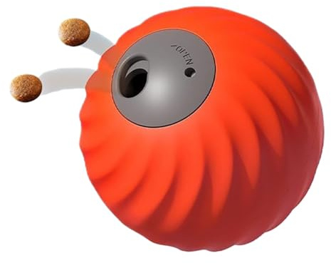 Tuxuseo Hundgodis boll dispenser 2-i-1 – Slow Feeding Ball för hundar | foderboll för mental sysselsättning och långsam ätning för inomhus och utomhus vid speltid