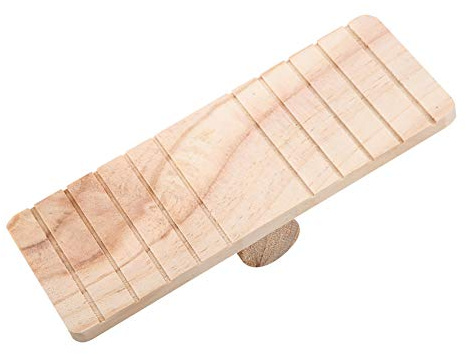 CHICIRIS La Balançoire en Bois pour Animaux Le Jeu, Matériau en Bois Non Toxique et Inoffensif pour Les Petits Animaux