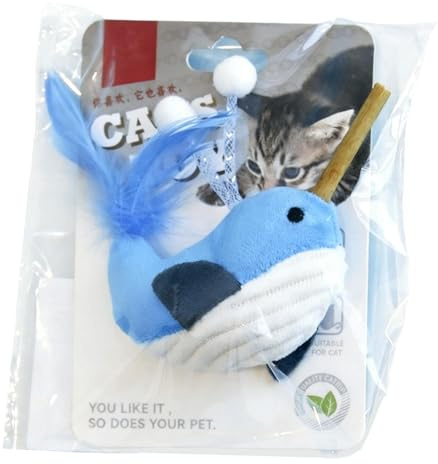 Generico Giochi All'Gatta – Muñeca masticable natural interactiva, bastones de hierba gatera y juegos para gatitos – Para gatitos pequeños, y grandes, anti-aburrimiento, entrenamiento y