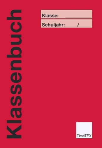 TimeTEX Klassenbuch A4 rot