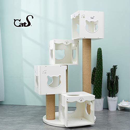 Cats Design Kratzbaum Grosse Katzen stabil/Katzenbaum XXL Edel/Katzenhaus katzenhöhle Katzenbett Cat Tree Altaica CatS-XZ
