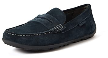 Geox J New Fast Boy A, Mocassini Bambini e ragazzi, Blu (Navy), 37 EU