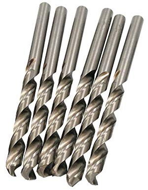 TWISTDRILL Broca de metal HSS 12,0 mm – 5 unidades, DIN 338 tipo N, afilada, juego de brocas, brocas de acero, brocas de aluminio, brocas de latón