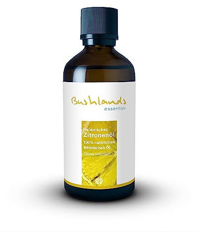 Bushlands essentials - Olio essenziale di limone, 100 ml, di origine italiana, 100% naturale