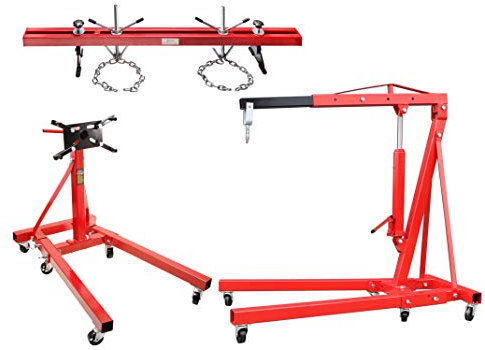 otgerlensker products Motorhalter 900 KG + Motorkran Haken 2000 kg + Motorträger 500 kg