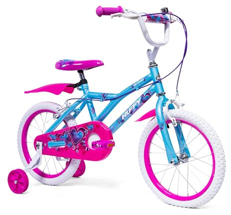 Huffy So Sweet 40 cm flickcykel, flerfärgad, blå och rosa