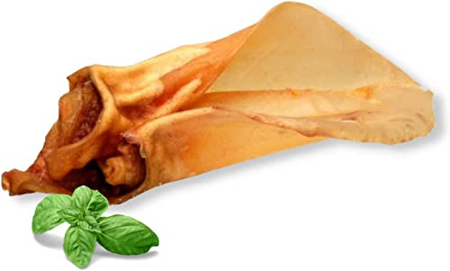 Supravit Kälberohren für Hunde 1kg | Schmackhafte Kauartikel als Hundeleckerlis für Große und Mittlere Hunde