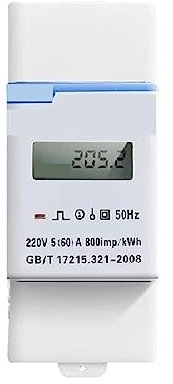 Compteur D'énergie Électrique Programmable Compteur D'énergie Électrique Onduleur Solaire PV Surveiller efficacement l'énergie (Color : DDSU666 60A)