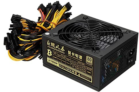 KLVN Fourniture d'alimentation minière 1800W Carte Graphique minière pour Mines 180~240v 80+ Platinum certifié ATX PSU 20+ 4pin