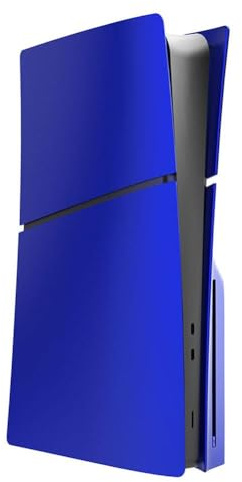 KWJNH Funda de placa frontal delgada para consola PS5, unidad óptica/versión digital, carcasa de repuesto para PS5 SLIM, antiarañazos, a prueba de polvo, cubierta lateral protectora para PS5 Slim