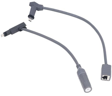 Ethernet Adapter, SPX Male Plug to RJ45 Adapters, 24AWG Cable Designed for Gen 2 Wired External Network, RJ45-1, RJ-2