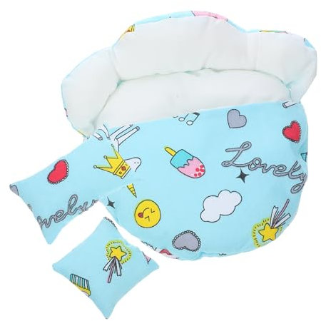 CIYODO Puppenschlafsack Satz Zarter Puppenschlafsack Kompakter Schlafsack Puppendekor Austauschbarer