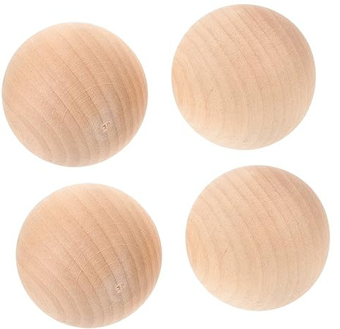 MUSISALY 4stücke Teiliges Holz-Boccia-Spiel Für Junge Mädchen Natürliche Masse Leicht Tragbar Für Outdoor-spaß Im Garten Vielseitig Zum Werfen Und Fangen Geeignet Fördert Soziale Fähigkeite