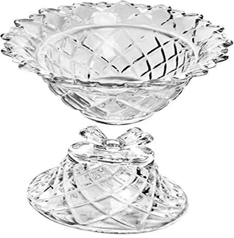 CIYODO Klare Glas Dessertschalen Mit Deckel Snack Eisschalen Multifunktionale Feine Suppenschalen Für Obst Reis Dessert Und Party Elegante Esservorrichtung Für Zuhause Und Tisch