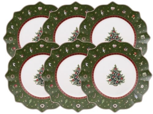 Villeroy & Boch Toy's Delight Frühstücksteller grün 24 cm Set6