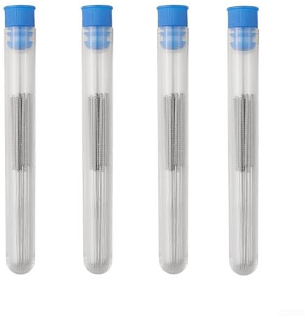Alanmoship Düsenreiniger-Set für 3D-Drucker, 0,2–0,8 mm Nadeln, Reiniger, Edelstahl-Düsenreiniger, Düsenreinigungswerkzeug für 3D-Drucker-Zubehör, 40 Stück