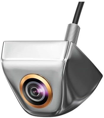 Caméra de recul Caméra de recul pour Voiture, Image de recul HD AHD CVBS Vision Nocturne pour Grand Angle 170 ° Fisheye Len(Argent,1080P)