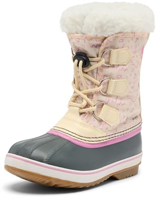 Sorel Bottes YOOT PAC Nylon WP pour enfants, conception imperméable, isolation confortable, doublure amovible, usure sans effort - Unisexe pour enfants