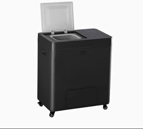 Compostiera, Contenitore for compost, Compostiera elettrica con design a pulsante singolo, Ciclatore automatico for alimenti Contenitore for compost da appoggio for dissipatore di rifiuti da cucina