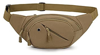 EUTYRG Gürteltasche Camouflage Herren Hüfttasche, Multifunktionale Handytasche aus Canvas für Herren, Verschleißfeste Outdoor-Freizeittasche (2)