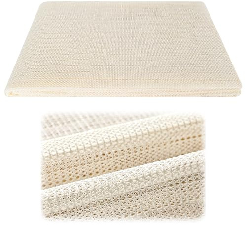 Alfombra Antideslizante para Alfombra Suave, Base de Alfombra Antideslizante de PVC Ultradelgado, Tope de Alfombra Antideslizante Recortable, para Colchón, Tatami, Estera de Sofá (180x 200 cm)