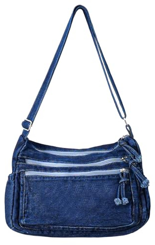 Ausing Crossbody Bag Damen Groß Canvas Tasche Damen Crossbody Tasche Damen