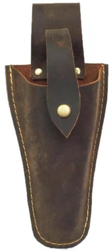 PAIKIUU Tool Belt Pouch Secateurs Holster Leather Gardening Belt Garden Sheath Case Bag for Garden Pruning Pliers Shears Scissors or Knife,Tools Gifts for Men Dad Husband Him