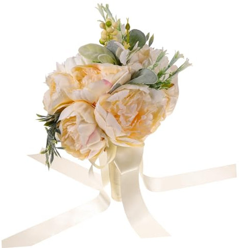 HOLIDYOYO Bouquet Di Fiori Artificiali Bouquet Da Sposa Romantico Decorazione Per Feste Di Nozze