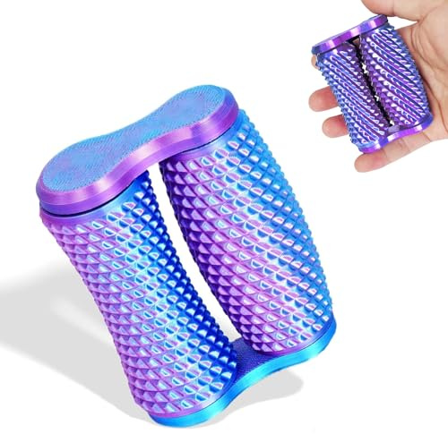 Echehi Fidget Toys Portatili, Giochi Sensoriali Stampato in 3D per Antistress e Ansia, Favorisce Concentrazione, Chiarezza, Esercizi per le Mani. Viola Sfumato
