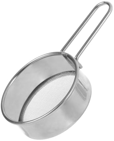 SMASOLO Tamiz De Harina De Acero Inoxidable Herramienta para Hornear Tamiz De Harina y Azúcar Hogar Suministros para Hornear Colador Fino De Malla Fina