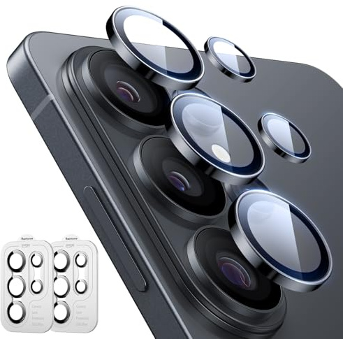 ESR Protezione Fotocamera per Samsung Galaxy S26 Ultra, 2 Pezzi, Nero | Individuali, Vetro Temperato 9H, Nitidezza Originale della Fotocamera, Antigraffio, Compatibile cover, Bordi Rialzati