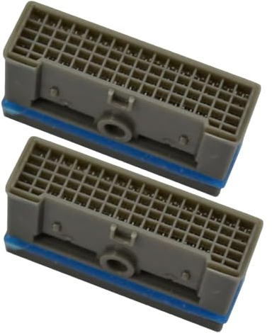 2 pezzi di ricambio per aeratore per rubinetto in plastica rettangolare per rubinetto, filtro per lavello, per cucina, bagno, lavello, filtro di fissaggio