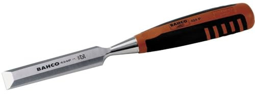 Bahco Stechbeitel, 2-Komponenten Heft, 10 X 140mm 424P-10, 100 x 50 x 50 cm, Silbern/Orange/Schwarz