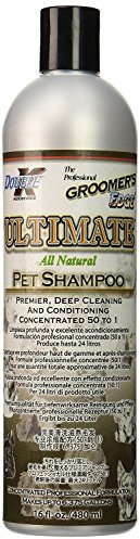 Groomer's Edge Ultimate Pet Shampoo | Deep Cleans and Conditions Dogs, Cats, Puppies, Kittens, Horses, Cattle | 16 ounce bottle