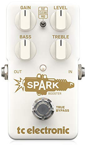 TC Electronic SPARK BOOSTER pedale booster con controllo del guadagno ed equalizzatore attivo