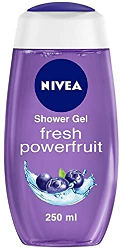 Nivea Power Fruit Fresh Shower Gel, 250 ml (8.45 fl oz), Refreshing Body Wash