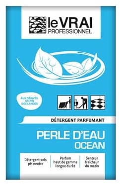 Le vrai professionnel Détergent sols Perle d'eau - 125 doses de 16 ML