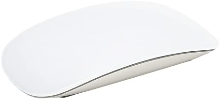 Bewinner Leise Kabellose Bluetooth-Maus, 1600 DPI Ultradünne Mit Touch Wheel, Tragbare Optische Mit Auswechselbarem, Für Laptop, Tablet, Desktop, PC (Weiß)