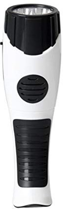 HODAGES Lampe Torche électrique à manivelle Ultra-Longue en Veille, Lampe de Poche Rechargeable, Radio, Mini Lampe de Poche Multifonction d'urgence comme Batterie Externe et Accessoires de Camping (